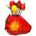 thumbnail image 3 of 1 juego de palillos de frutas, adorables tenedores de frutas, palitos de postre para sándwiches, aperitivos y soportes., 3 of 6