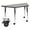 Gray, variant on Flash Furniture Wren Mobile 29''W x 57''L Trapezoid Grey HP Laminate Activity Table - Standard Height Adjustable Legs