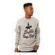 thumbnail image 1 of Crooks & Castles The Duffle Bag - Sudadera para hombre, color gris, pequeño, 1 of 2