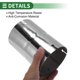thumbnail image 5 of Tubo recto de escape para automóvil T304, tubo recto de 6 pulgadas con cabeza plana doble y superficie pulida de ranura media en tono plateado, 5 of 7