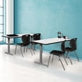 thumbnail image 4 of Via 48" x 24" Training Table- White/Grey, 4 of 5
