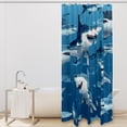 thumbnail image 2 of Shark Waterproof Shower Curtain Set with Hooks - Printed Bathroom Curtains - Decorative Bathroom Shower Curtains, 2 of 5