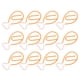 thumbnail image 4 of 100 clips de papel de metal con forma de pata de pollo, galvanizados, resistentes al óxido, portátiles, pequeños clips de papel para el hogar, uso diario en la oficina, 4 of 10
