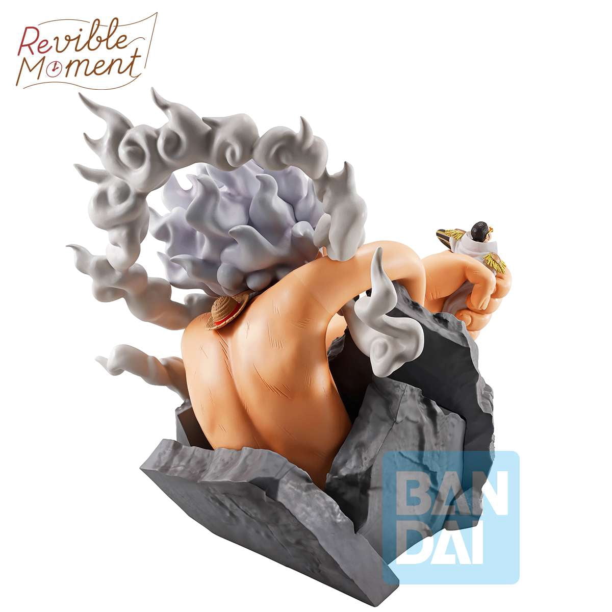 One Piece Revible Moment Ichibansho Monkey D. Luffy Gear 5 vs Borsalino Collectible Figure (Burst of Energy)