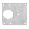 thumbnail image 2 of Hinge Repair Plate Kit, Stainless Steel Cabinet Hinge Replacement Tool Strong Mounting Easy Installation Connection With Screws For Cupboard For Kitchen, 2 of 8
