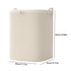 thumbnail image 3 of Heavy Duty Storage Bag Extra Large With Reinforced Handles | Collapsible Cloth Tote | Double Zipper | Space Saving | Clothes Blankets Bedding Organizer | 70x50x50cm | Beige, 3 of 9