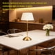 thumbnail image 5 of Lámpara De Mesa Plisada, Lámpara De Mesita De Noche Inalámbrica Recargable Con Control Táctil Con Batería De 1200 MAh, Lámparas De Lectura De Escritorio Decorativas Para, 5 of 7
