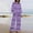 Purple, variant on Women's 2 Piece Outfits Crewneck Long Sleeve Striped Pullover Tops and Wide Leg Pants 2024 Fall Loose Lounge Sets with Pockets