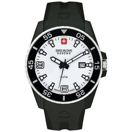 Swiss Military Hanowa Men's Ranger SM06-4176.27.001.07 Black Polyurethane Swiss Quartz Watch
