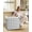 Cream White, variant on 34.3 Gal Laundry Hamper, Collapsible Clothes Basket with Removable Washable Liner & Metal Frame, 66 lb Capacity for Bedroom Bathroom, Black and Gray