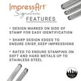 thumbnail image 2 of ImpressArt - Om Signature Metal Design Stamp, 6mm, 2 of 5