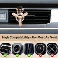 thumbnail image 6 of Pilot Car Air Fresheners - Little Bear Airplane Cars Diffuser Rotating Propeller, Air Outlet Vent Fresheners, Cute Air Freshener with 2 Packs Replacement Tablets Creative Car Perfume, 6 of 12