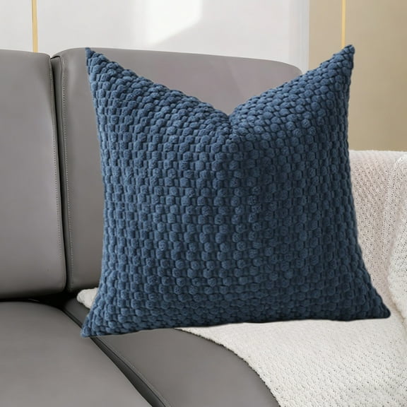 Tyidzon Decorative Throw Pillow Covers 18x18 Inch Soft Striped Pillow Case Modern Farmhouse Home Decor for Sofa Living Room Couch Bed