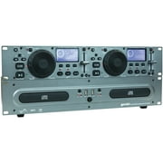 Gemini Sound CDX-2250i Pro DJ Audio Equipment Mountable Dual CD CD-R Media Players USB Input
