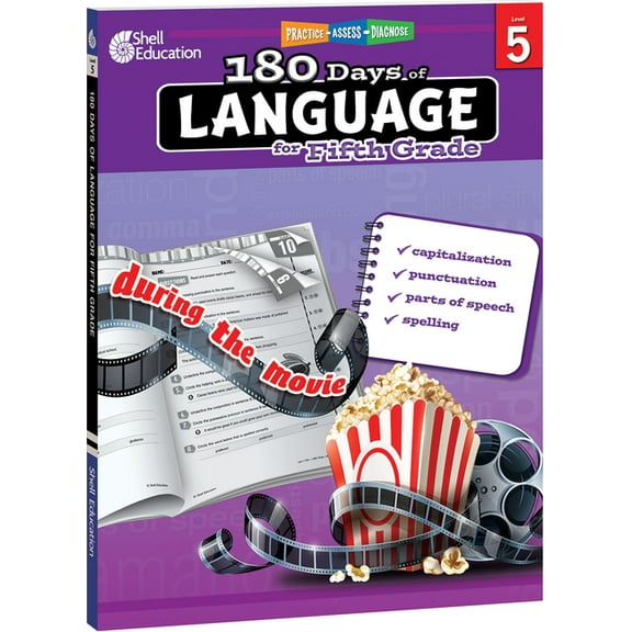 180 Days of Practice 180 Days(tm) Language for Fifth Grade: Practice, Assess, Diagnose, (Paperback)