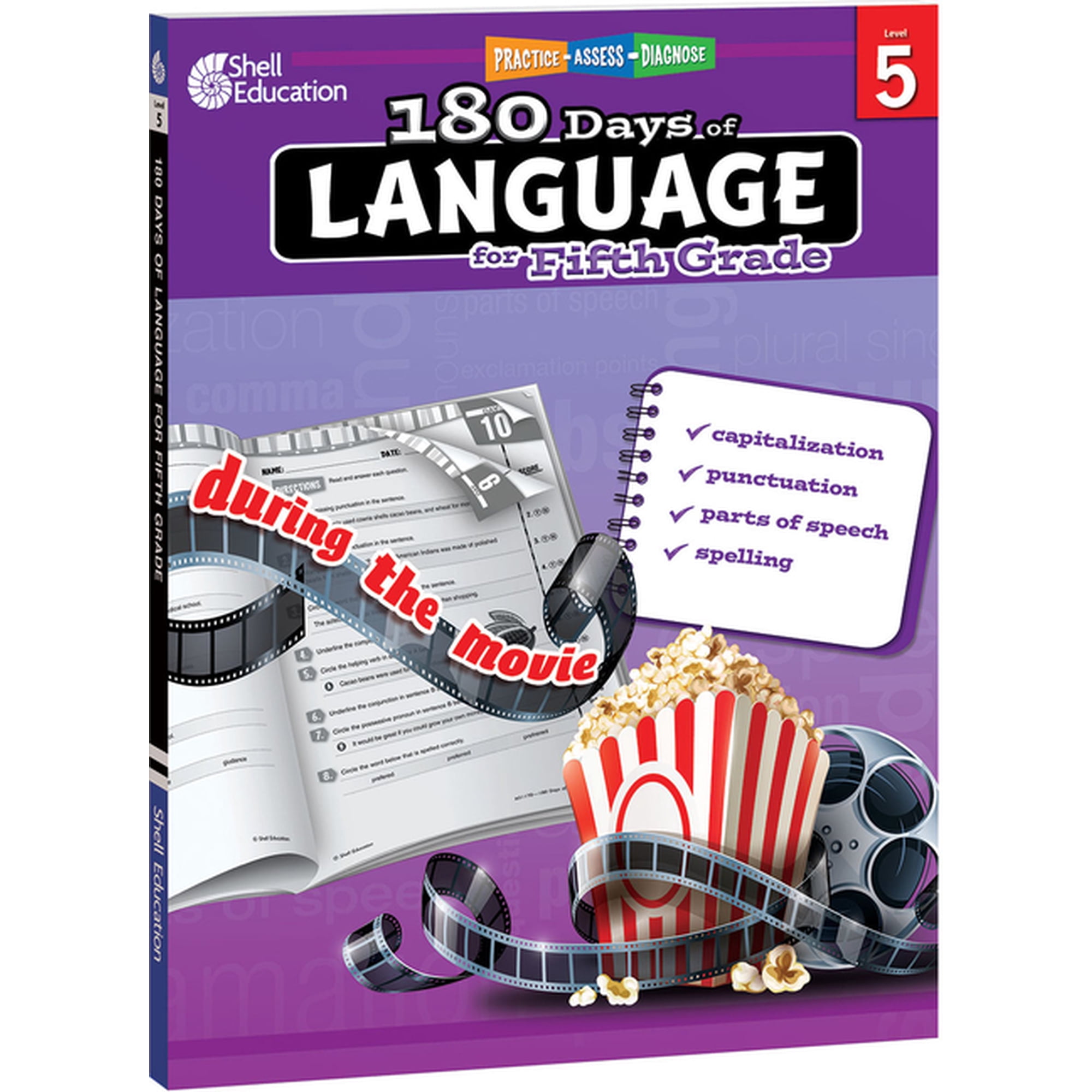 180 Days(r) 180 Days(r) Language for Fifth Grade: Practice, Assess, Diagnose, (Paperback)