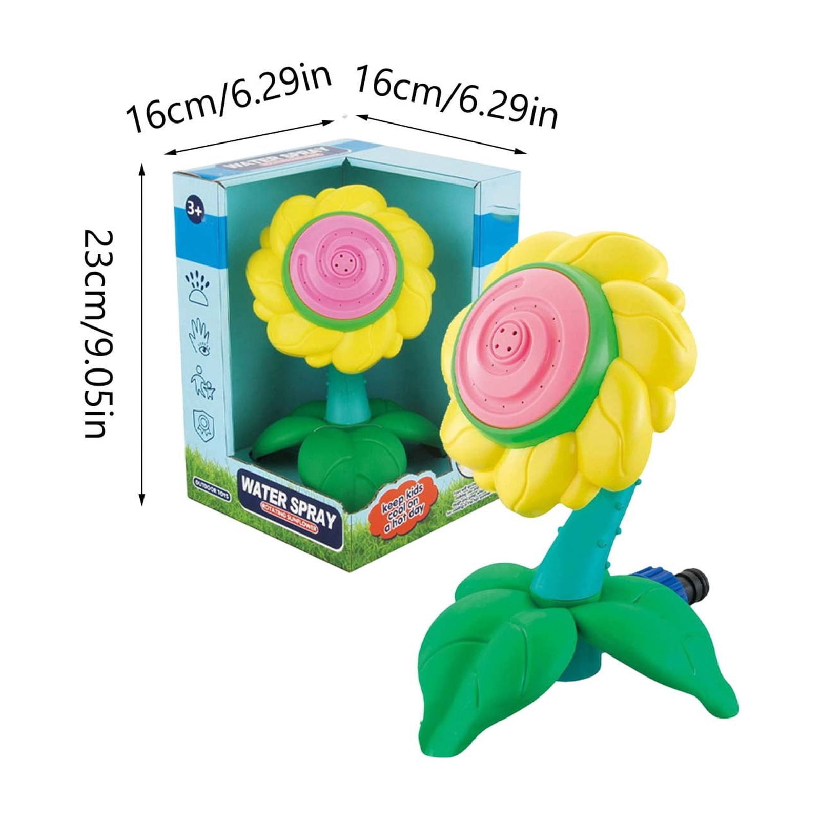 Water Sprinkler Toy for Outdoor Yard Lawn Games, Backyard Splash-Sprinkler for Boys Girls, Summer Water Toys for Family Play Park Grass Fun, as shown