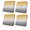 Yellow, variant on Outdoor Patio Cushion Covers 4 Pack Pink and Grey Ombre Patio Chair Cushion Covers with Ties and Zipper Gradient Gradual Color Waterproof Outdoor Seat Cushion Covers for Patio Furniture 20"x18"