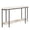 White+Black, variant on IVV 2-Tier Oval Console Table with White Faux Marbling MDF Top & Gold Metal Frame, for Entryway, Foyer, Living Room, 42.1"L x 11.4"W x 30.5"H