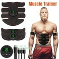 Electric Muscle Toner Machine ab Toning Belt Simulation Fat Burner