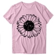 thumbnail image 2 of Meichang T-Shirt pour Femmes Joyeuse Saint-Valentin T-Shirts Amusants Graphiques Manches Courtes Col Rond Coupe Ample Tops de Vacances 2025 Soldes, 2 of 3