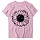 thumbnail image 2 of Fiudx Ofertas Del Día Mujer Día de San Valentín Impreso Invierno Casual Floral Top, 2 of 3