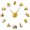 Gold,27inch, variant on Physical Therapy Osteopathy Big DIY Wall Clock Chiropractic Acupuncture Massage Acrylic Mirror Stickers on the Wall Decor Watch(Gold,27inch)