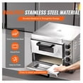 thumbnail image 5 of Electric 14 Inch Countertop Pizza Maker, Stainless Steel Indoor with Temperature Control, 662°F, Pizza Baking for Home & Use, 5 of 9