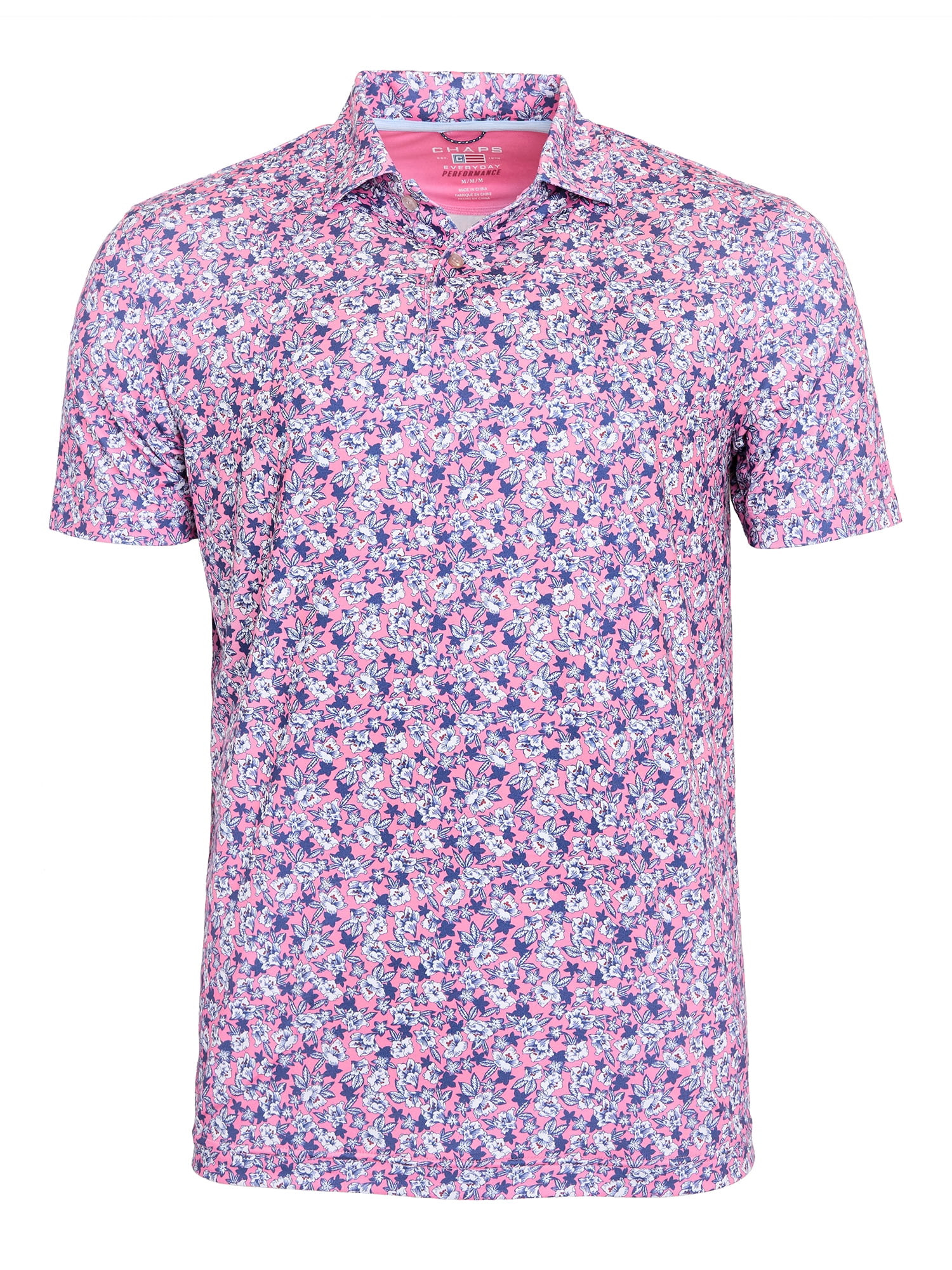 Chaps Men's and Big Men's Short Sleeve Performance Polo Shirt, Sizes S-3XL