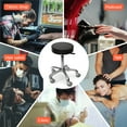 thumbnail image 3 of Tasalon Urban Soft Swivel Stool, Black (1 Piece), 3 of 7