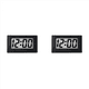 thumbnail image 1 of 2X Mini Reloj Triángulo Pantalla LED Lectronic Digital Alarma Reloj de Escritorio para Hogar Oficina Mesa Dormitorio Decoración Negro, 1 of 3