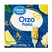 Great Value Orzo Pasta, 16 oz