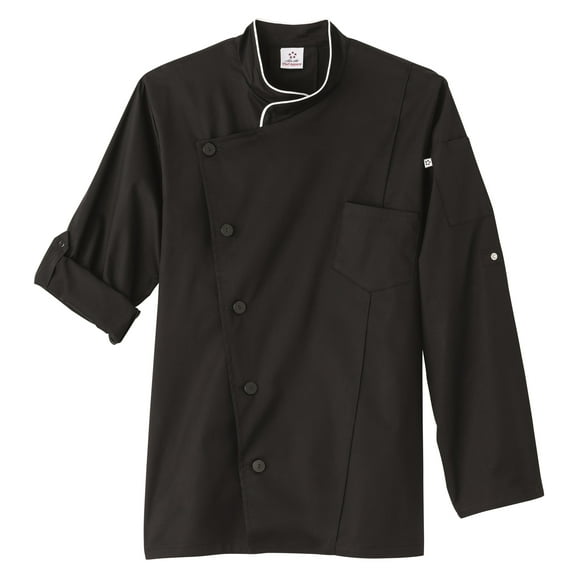 5 Star Chef Unisex Long Sleeve Executive Chef Coat Stret