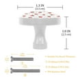 thumbnail image 3 of 4 Pcs Bright Strawberries Knobs for Kitchen Cabinet Cupboard Dresser Bookcase Drawer Pulls Handles Round Home Decor, 3 of 5