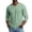 21# Mint Green, variant on Mens Long Sleeve Shirt V Neck T Shirts Casual Cotton Plain Basic Tee Lightweight Breathable Classic Slim Fit Shirt Mint Green 2XL