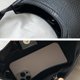 thumbnail image 2 of Bolso de media luna para mujer, bolso informal de PU para axila, bolso con cremallera Retro para chica, bolso elegante (negro), 2 of 8
