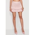 thumbnail image 3 of Women's Crochet Ruffle Trim Tiered Mini Skirt, 3 of 4