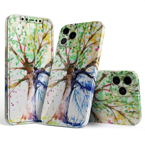 DesignSkinz WaterColor Vivid Tree Full-Body Skin Decal Wrap Cover for iPhone 16