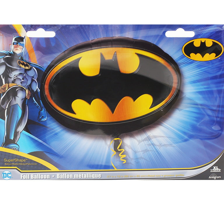 XL 27 Batman Bat Symbol Gotham Super Shape Mylar Foil Balloon Party  Decoration 