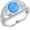 5, variant on Soulmeet Genuine Opal Engagement Ring for Women,Leaf Promise Ring for Women, Silver Lotus Flower Ring for Women,Blue Opal Engagement Promise Ring for Women Hers Size 5-9-1