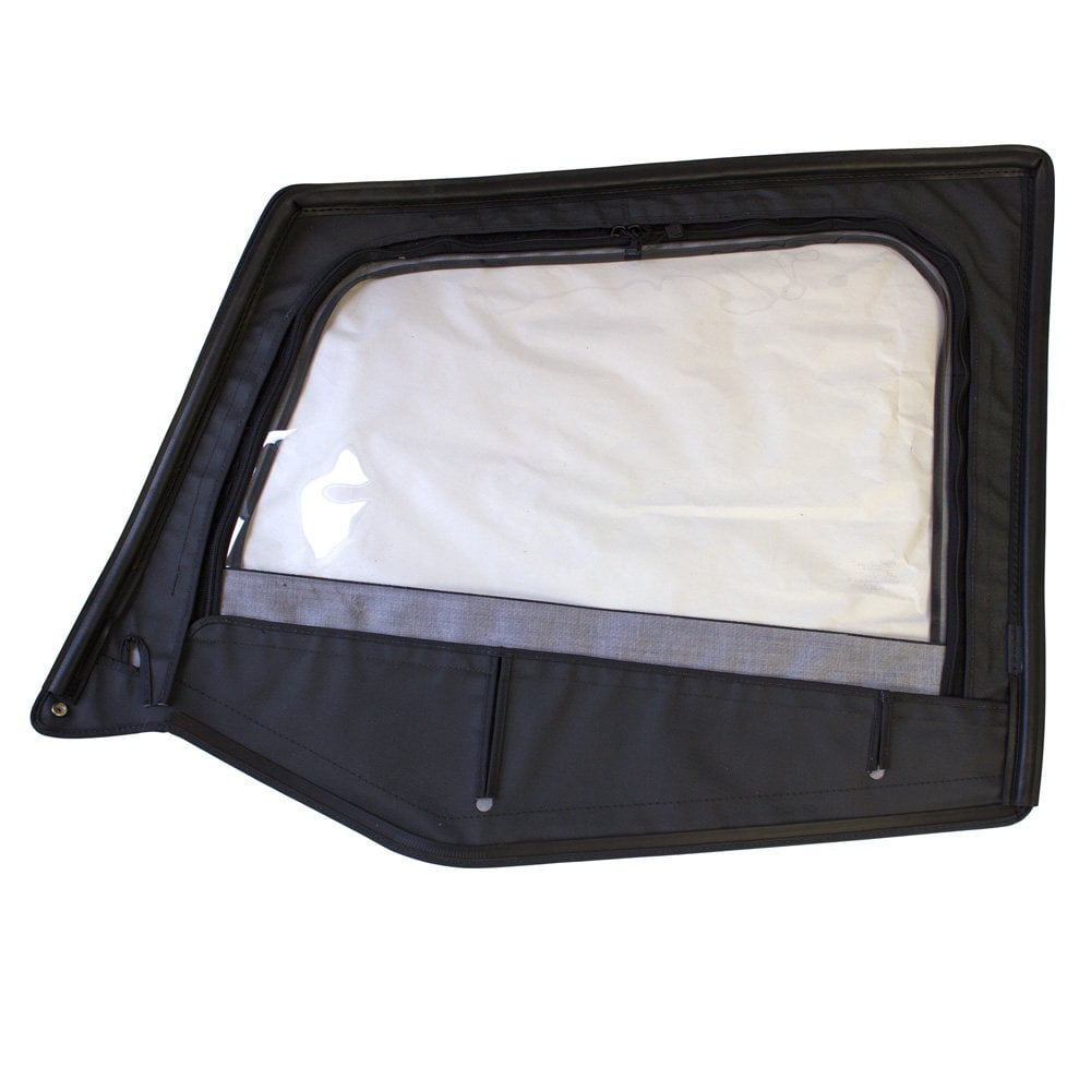 Sierra Offroad Replacement Upper Door Skins for Jeep Wrangler YJ 1988-1995, Denim Vinyl, Spice