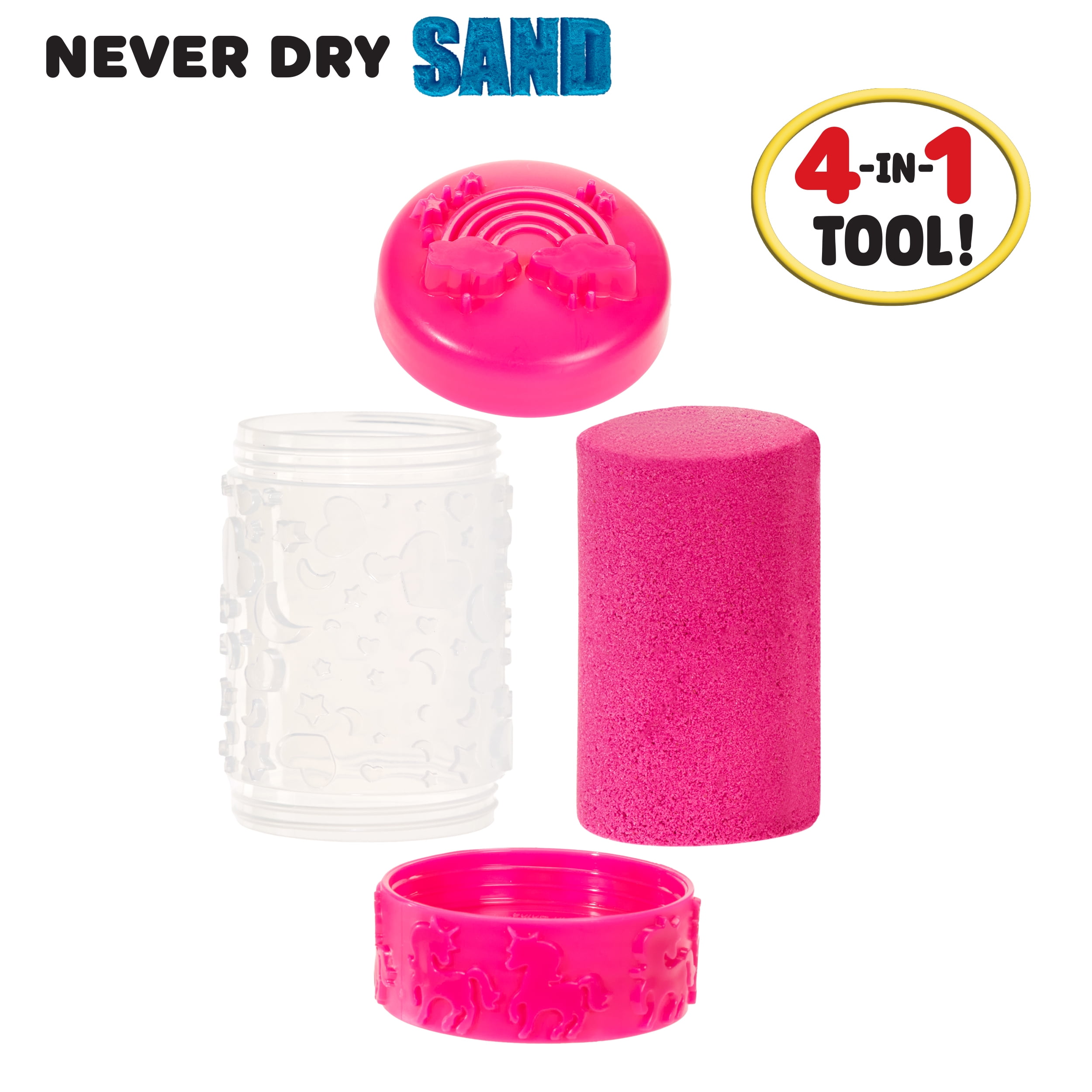 Wonder Factory Never Dry Single Sand – Magenta - Never Dries Out and Gluten Free