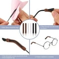 thumbnail image 7 of Abaima 28 Pairs Black Eyeglass Nose Pad for Glass and Retainer, Clear Soft Elastic Antislip Silicone Glasses Cushions, Temple Tip Holder, Non Slip Eyeglass Ear Hook Grips, 7 of 7