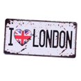 thumbnail image 5 of Cartel de  retro, vintage, barra, hogar, garaje, decoración Amo londen Gloria Signo de hojalata vintage, 5 of 5