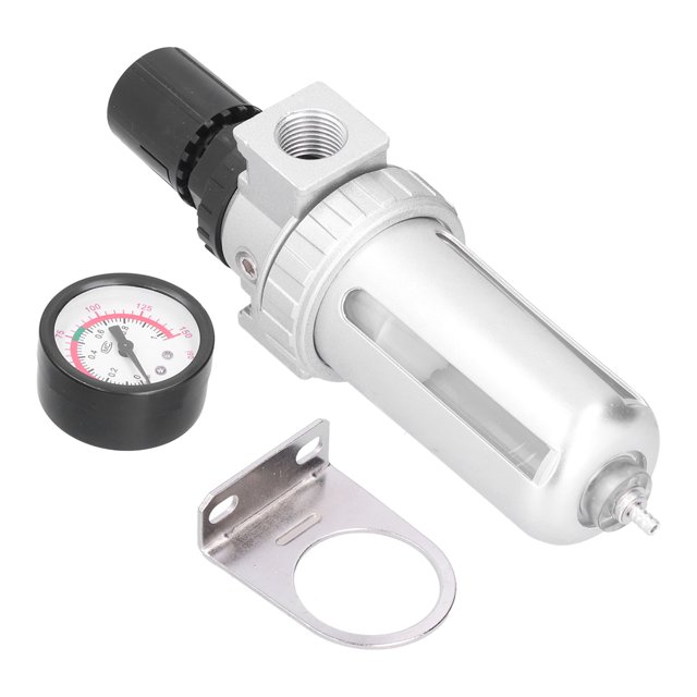 Separador combinado de trampa de aceite y agua regulador de filtro de aire comprimido con manómetro ZHCH