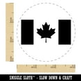 thumbnail image 2 of Canada Flag Rubber Stamp for Scrapbooking Crafting Stamping - Small 3/4 Inch, 2 of 7