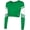 Kelly/White, variant on Chassé Girls Classic Cheer Bodyliner - Available in 8 Team Colors Youth Sizes Dark Green Child Small