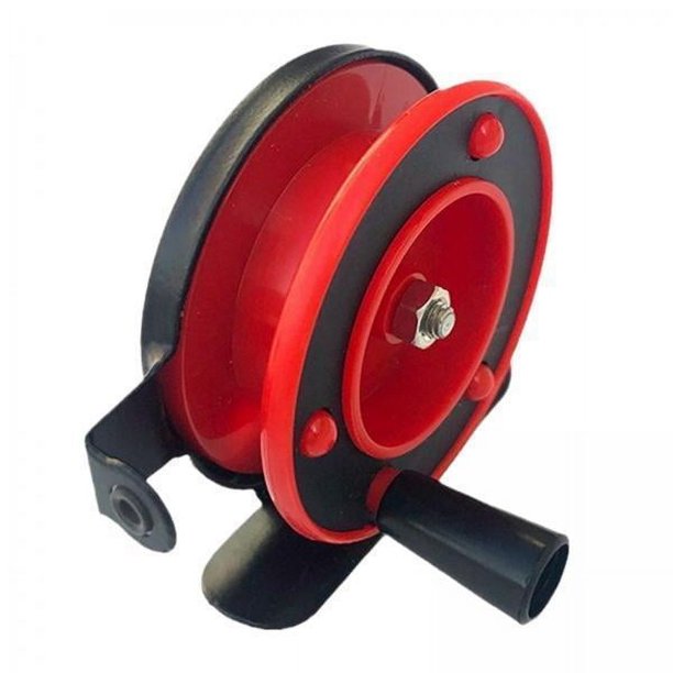 Carrete de pesca en hielo,Carrete de pesca en hielo Rueda de pesca con mosca para diestros,Rueda de pesca en balsa Mini rueda de pesca en hielo delantera,Rueda de hilo de pesca con mosca