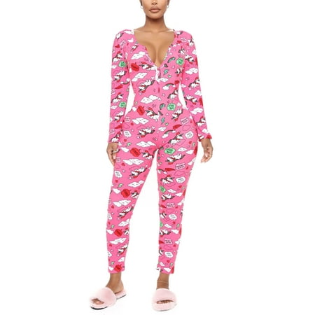 

Women s V Neck Long Sleeve Jumpsuit Bodycon One Piece Pajamas Bodysuit Romper Sleepwear Women s Slim Playsuit