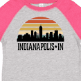 thumbnail image 4 of Inktastic Indianapolis Indiana Skyline Retro Boys or Girls Toddler T-Shirt, 4 of 5